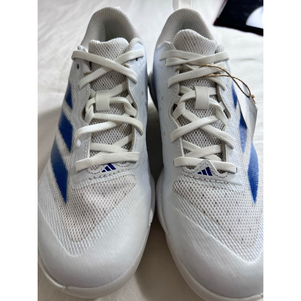 adidas Adizero Instinct White/Blue Baseball Softball Cleats US 7 D (M)
